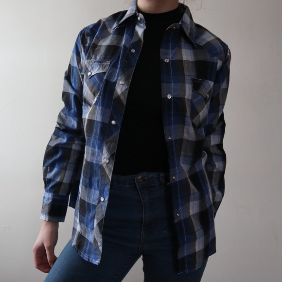 NWT Roper Longsleeve Snap Button Western Shirt - Picture 11 of 16